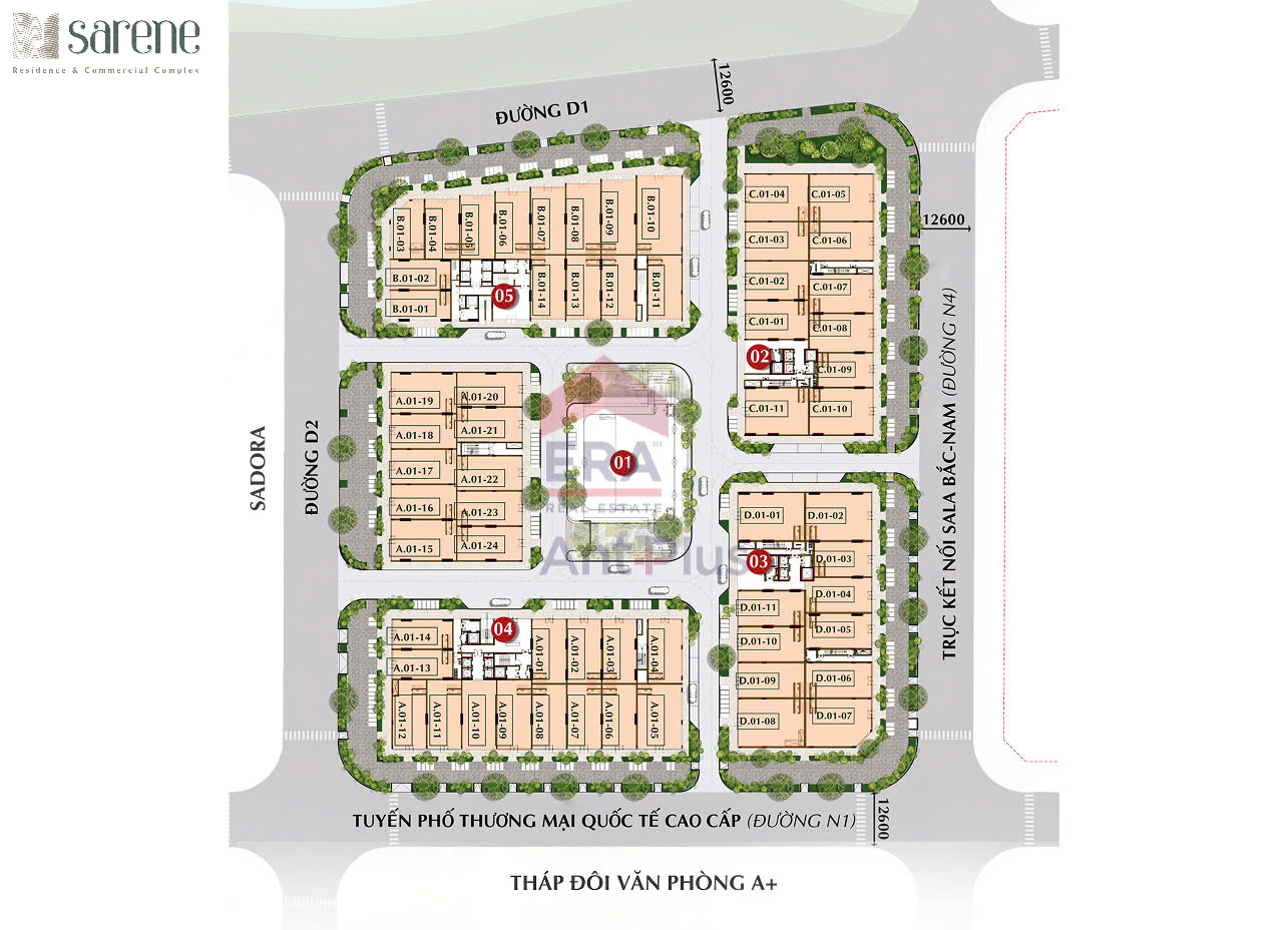 Mặt bằng tầng 2