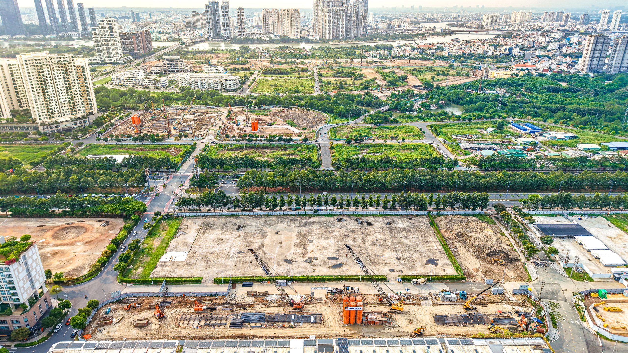 Mặt bằng khối đế và tiện ích Sarene Sala