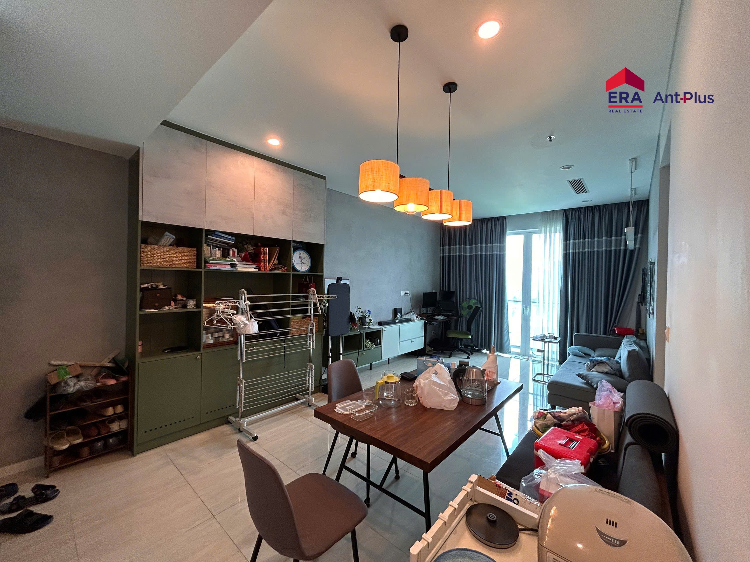 Không gian phòng khách căn hộ Sadora B-12.03 Phòng khách căn hộ Sadora Sala 2 phòng ngủ 92m2